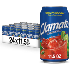 Clamato Original can pack for batch Micheladas and gatherings.