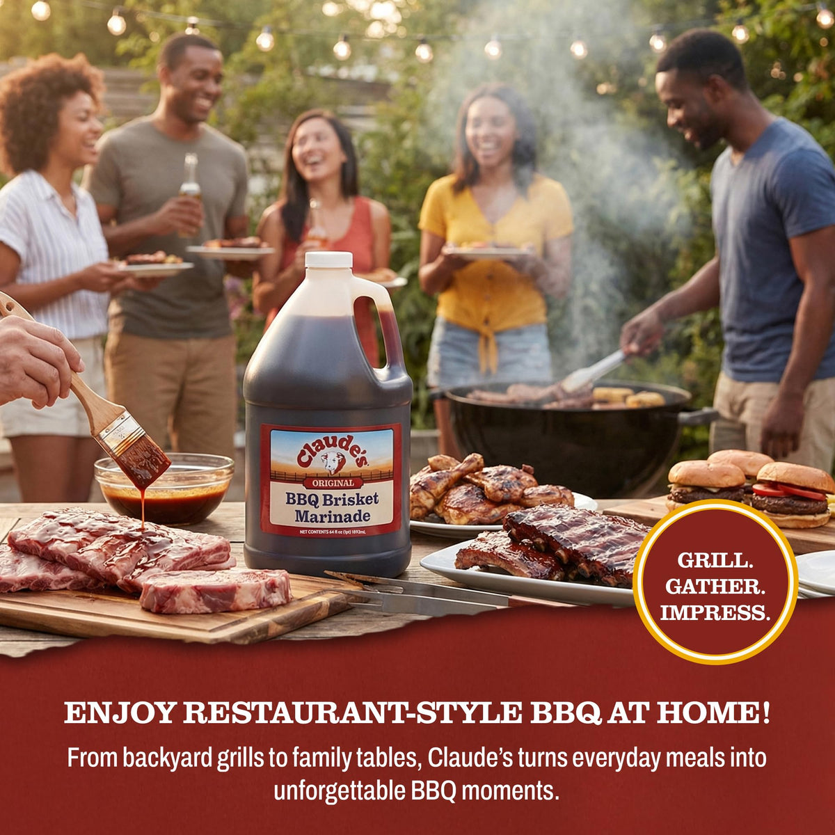 Claude's marinade on kitchen counter hints at easy weekday meal prep