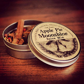 Clawhammer Supply Apple Pie Moonshine Spice in glass bottle ready to elevate cocktails