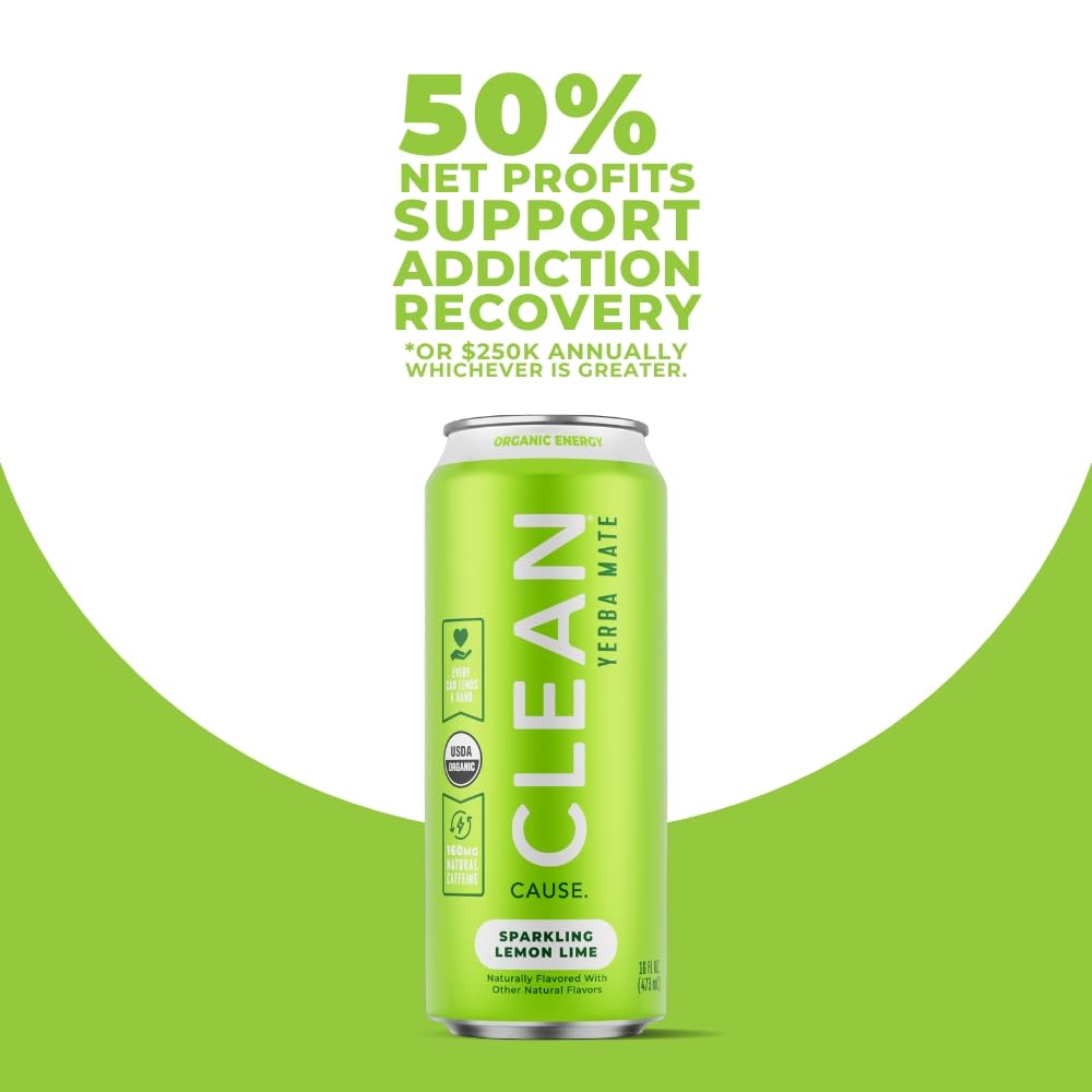 Clean Cause can shows 160 mg natural caffeine for a steady boost.