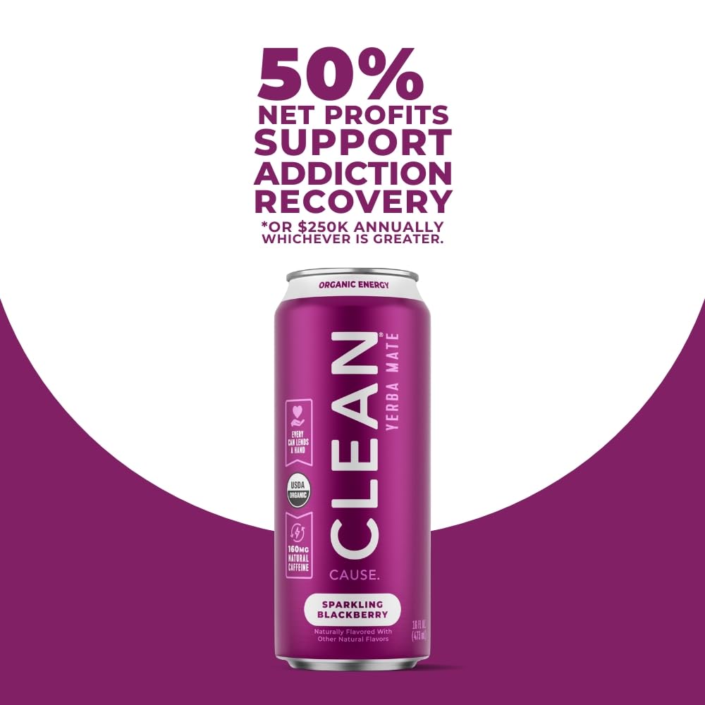 CLEAN CAUSE Blackberry label conveys fruity aroma and natural flavor profile