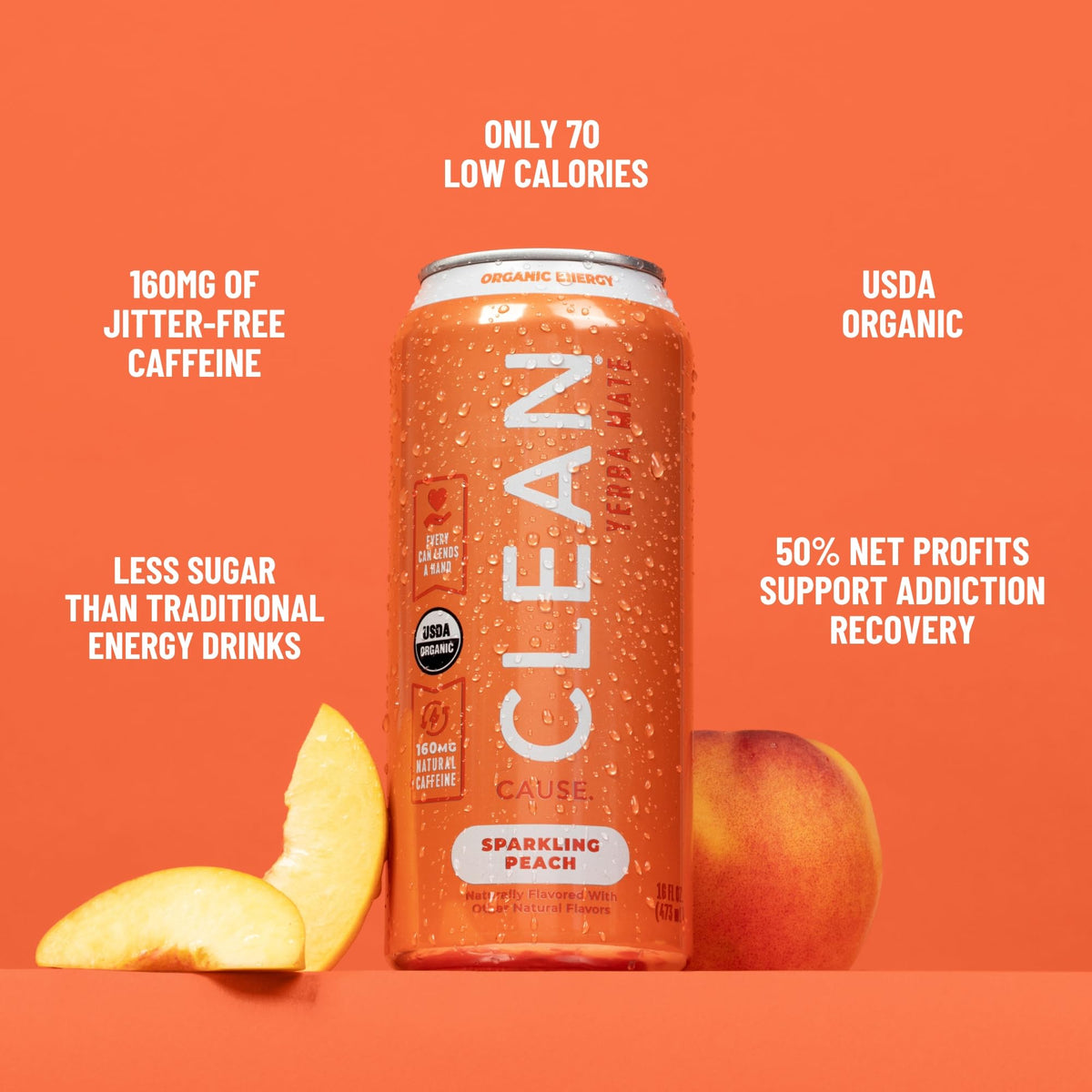 On-the-go Clean Cause can providing a quick energy boost for work or workouts