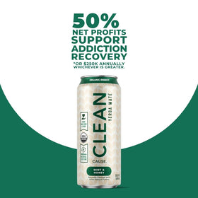 CLEAN CAUSE mint honey can with natural cane sugar sweetness.