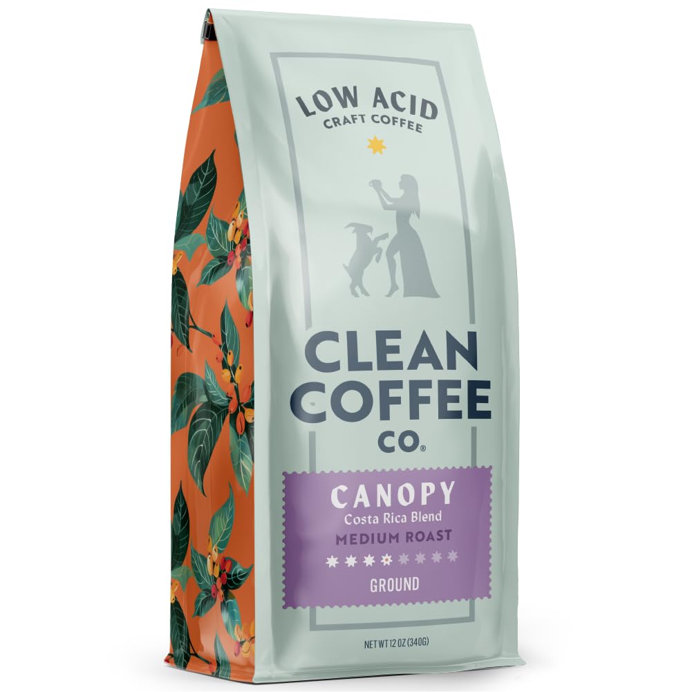 Clean Coffee Co low-acid Costa Rica bag offers a smoother cup for sensitive palates.