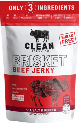 Clean Jerky Co Old Fashioned Dry Jerky Pack—protein-dense snack for busy days.
