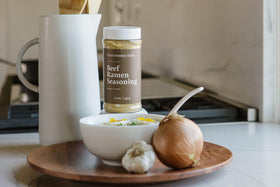 Clean Monday Meals two-pack ramen seasoning jars showcase convenient value
