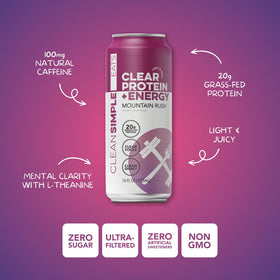 Clean Simple Eats outdoor Mountain Rush during hike shows on-the-go energy for adventures