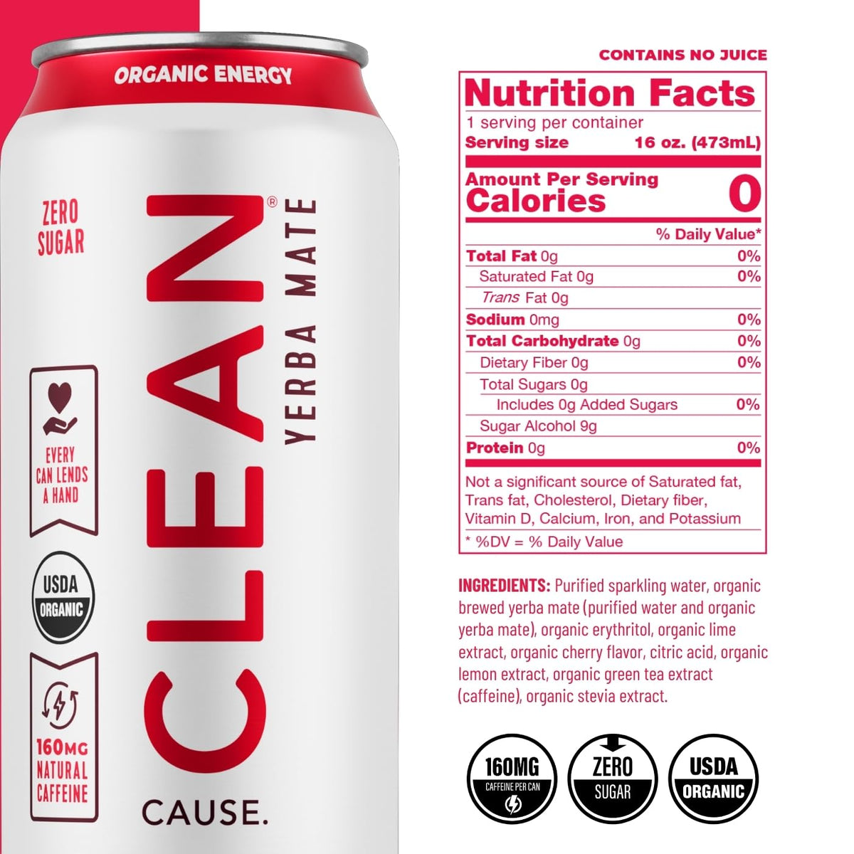 Clean Cause bottle being poured in an active lifestyle setting