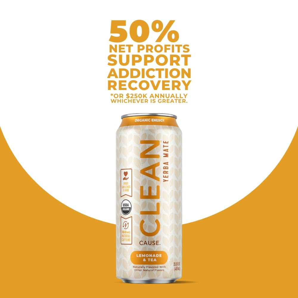 Clean Cause can close-up pouring for a refreshing moment.