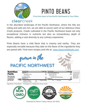 CLEAR CREEK kosher certified beans for varied dietary needs