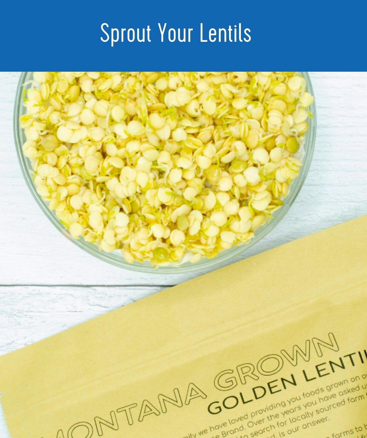 CLEAR CREEK Yellow Lentils vegan ready-to-use for weeknight meals.