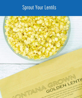 CLEAR CREEK Yellow Lentils vegan ready-to-use for weeknight meals.