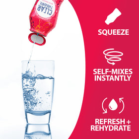 Clear Theory hydration solution in a kid-friendly bottle shown with a straw