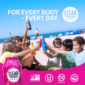 Clear Theory flavor drops for sparkling water add bubbles and taste