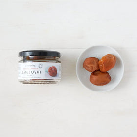 Clearspring umeboshi serving dish close-up for versatile topping on bowls.