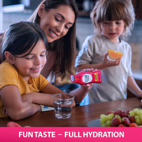 Compact Clear Theory travel squeeze bottle ready for on-the-go hydration.