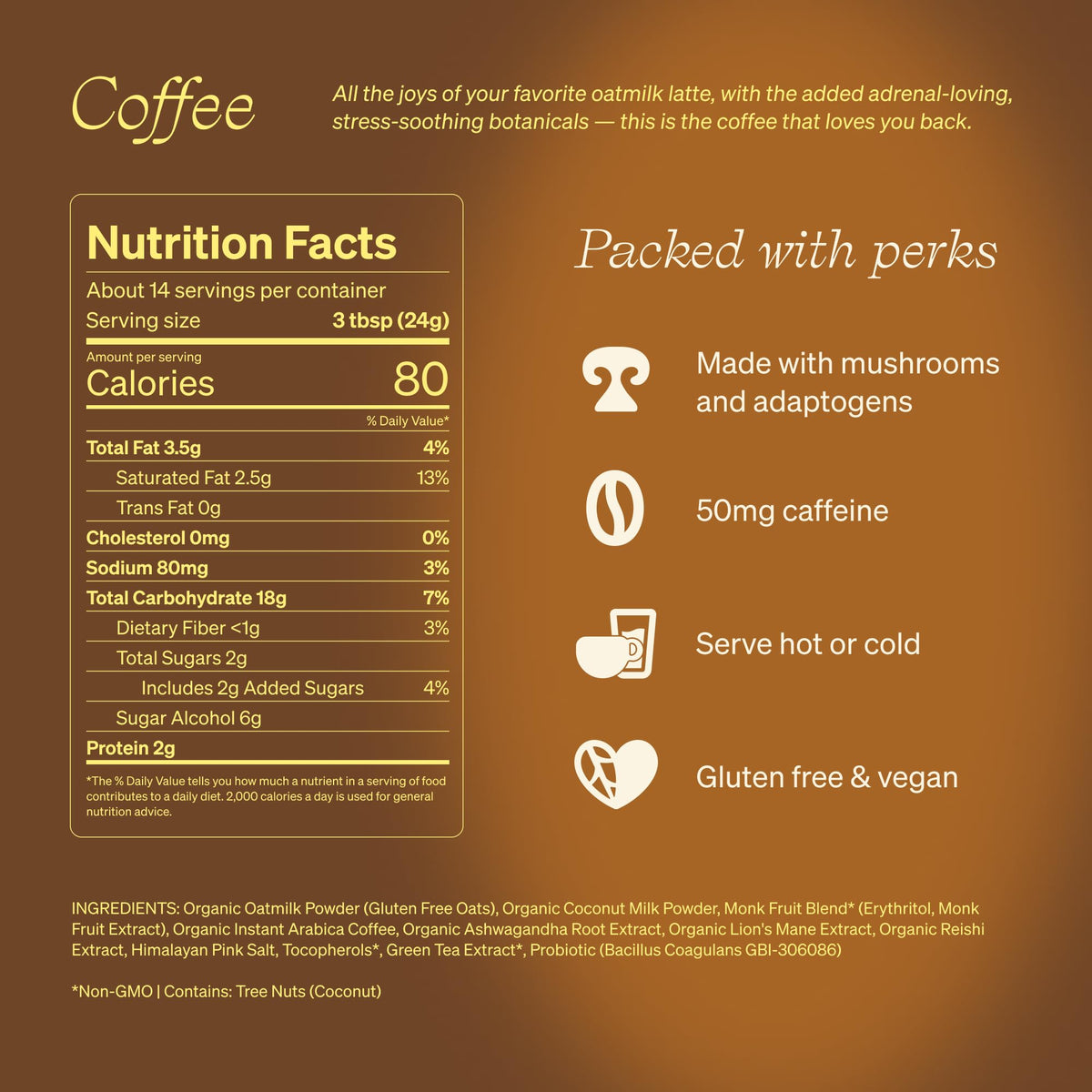 Clevr Mushroom Coffee probiotics blend supports daily focus and gut comfort.