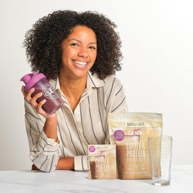 Gluten-free badge shown on Click product packaging
