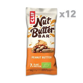 Cross-section view of CLIF Bar 436883 reveals creamy nut butter center.