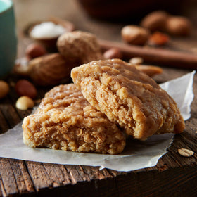 Nutrition label and packaging show a convenient 12-count pack for busy days.