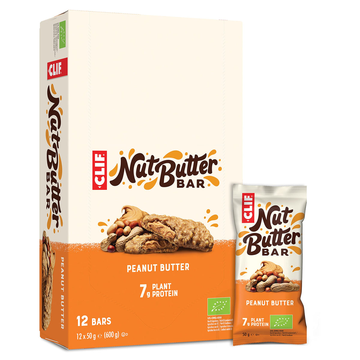 CLIF Bar 436883 Nut Butter Filled Peanut Butter Energy Bar pack for quick, portable fueling.
