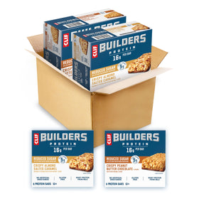 CLIF BUILDERS portable snack on-the-go image perfect for active days.