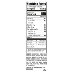 Clif Kid ZBar rolled oats scoop highlights energizing ingredients