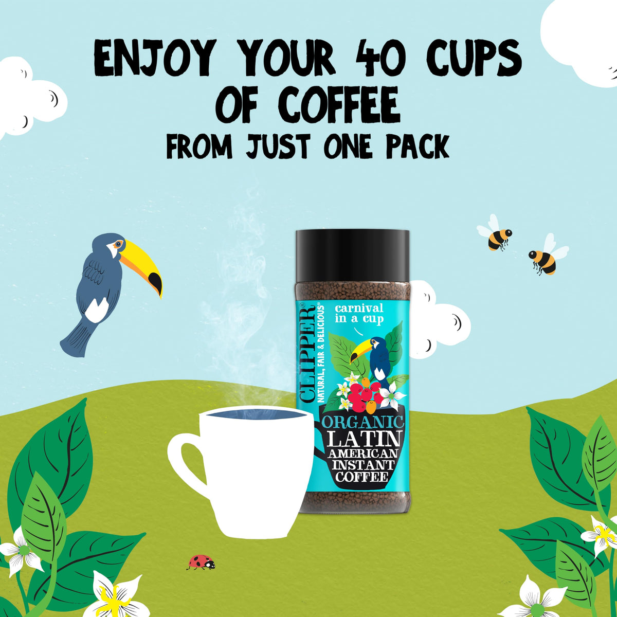 Clipper Coffee gift packaging, a thoughtful present for coffee lovers.