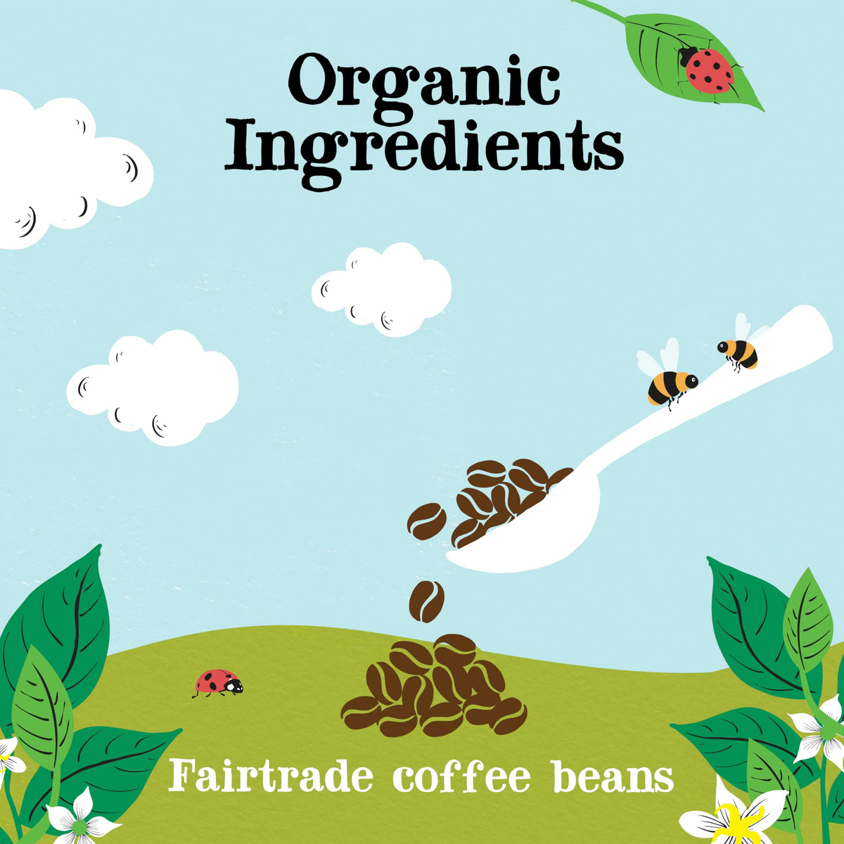 Reusable Clipper Coffee jar on a shelf, eco‑friendly packaging option.