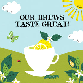 Clipper Tea hot brew 3-5 minutes delivering a balanced, uplifting flavor.