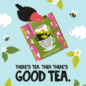 Clipper Tea lemon and ginger cup, bright and warming