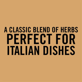 Club House Italiano glass bottle on kitchen counter with herbs.