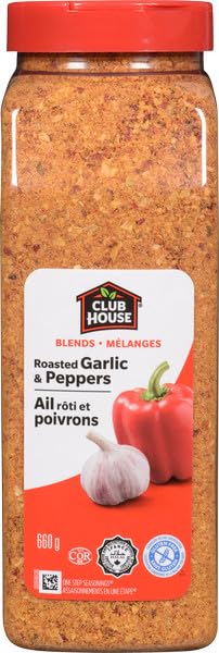 Club House seasoning dusted over roasted vegetables for aroma and color