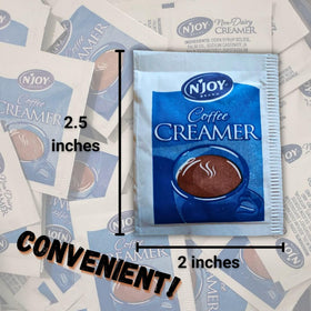 CMC Products coffee and tea creamer collection on display for home or office use