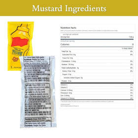 CMC individually-bagged condiments ensure freshness and easy portion control.