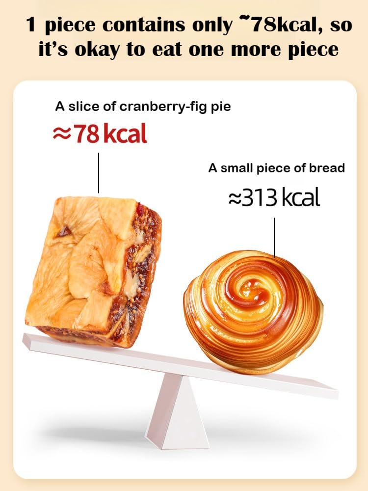 CN HERB Cranberry Fig Walnut Pie soft flaky crust bite detail.