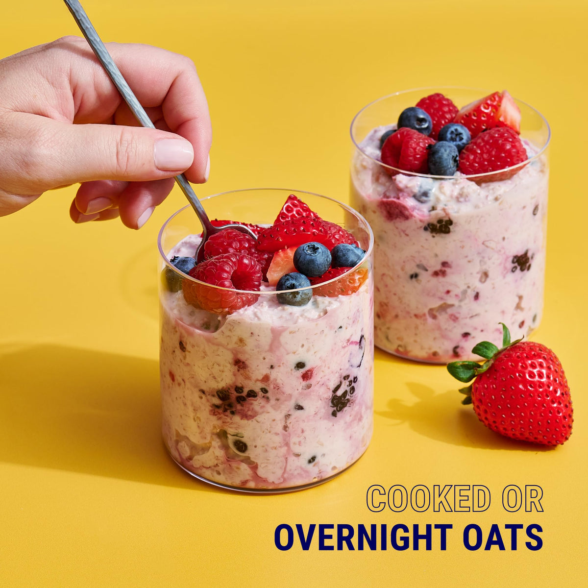 Coach's Oats stovetop preparation with a simmering pot for a cozy morning.