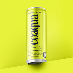 Athlete drinking CoAqua after workout for refreshing hydration