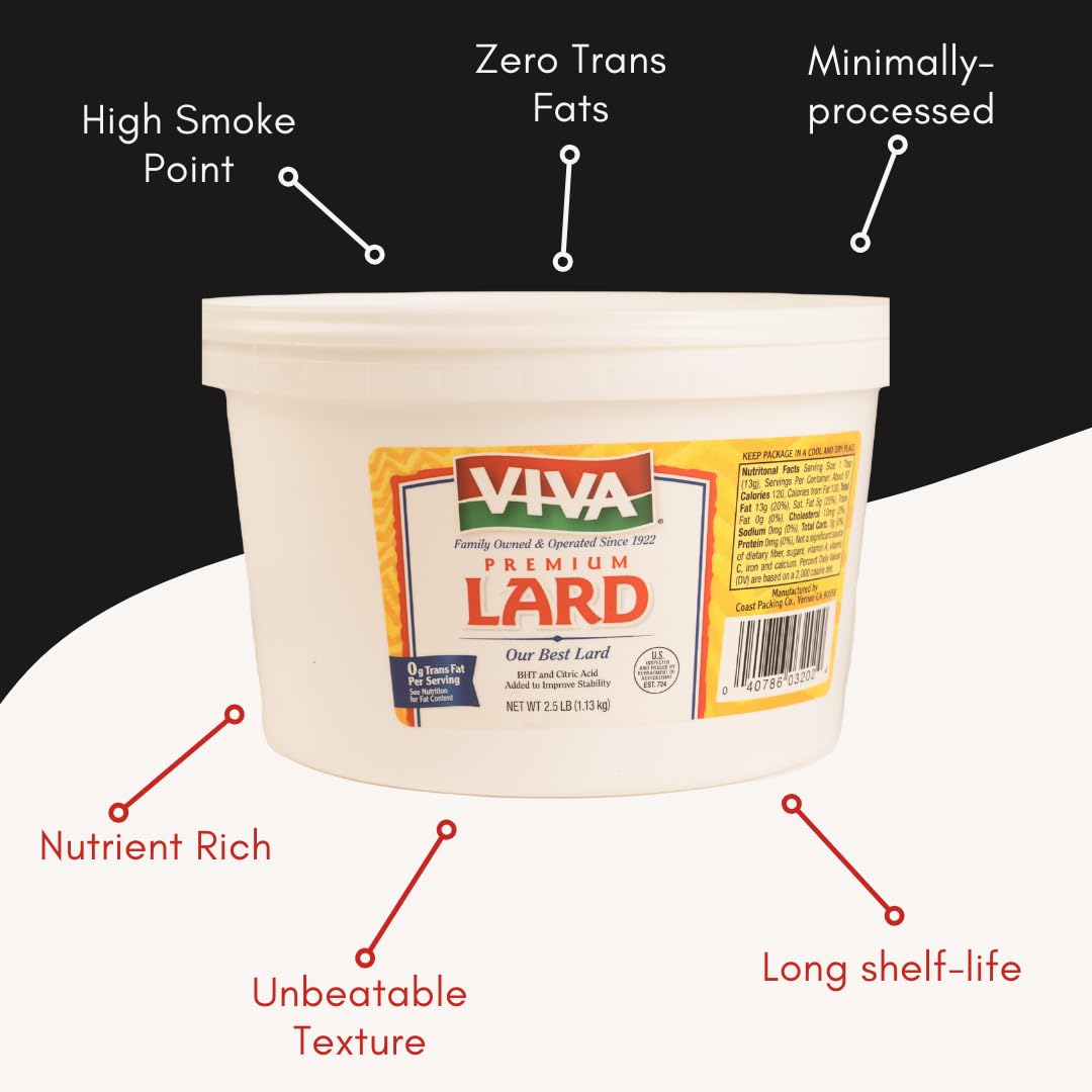 Viva Lard supports tender bread dough and robust dough flavor for baking.