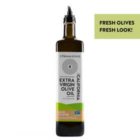 Cobram Estate Mild California olive oil on salads and dressings
