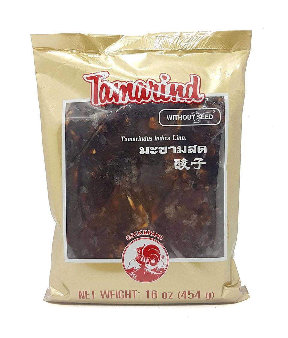 Cock Thai Wet Tamarind Pulp Seedless twin-pack bottles ready for versatile sauces.