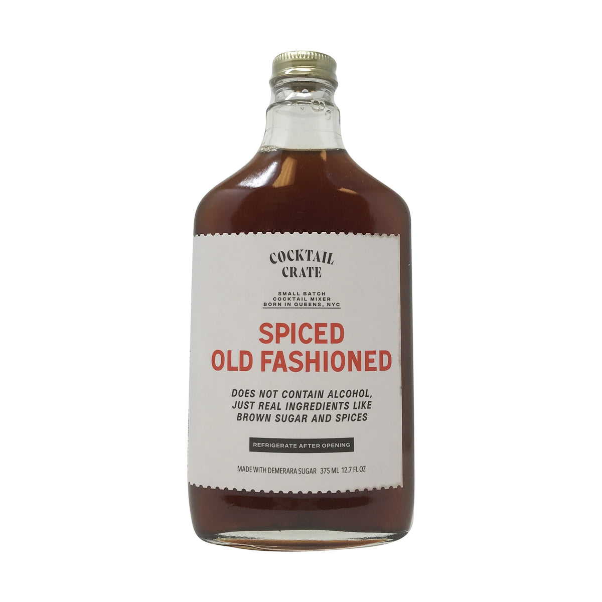 Cocktail Crate Spiced Old Fashioned Mixer bottle showing rich aroma and ready to mix