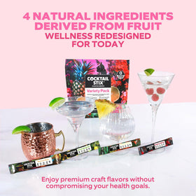 Cocktail Stix ready-to-drink setup supports effortless craft cocktails.