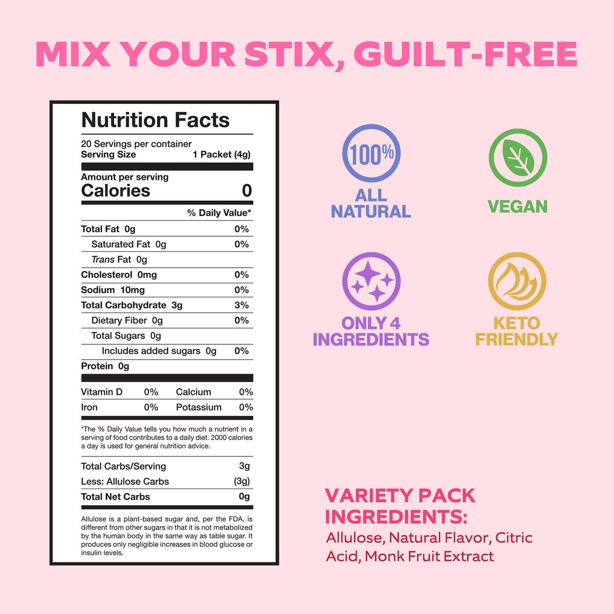 Cocktail Stix Classic Margarita glass highlights clean ingredients for keto-friendly drinks.