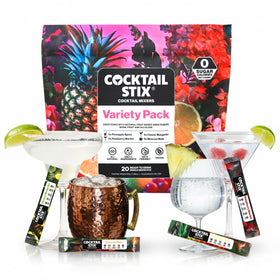 Cocktail Stix Pineapple Spritz bottle, zero sugar, quick mocktails.