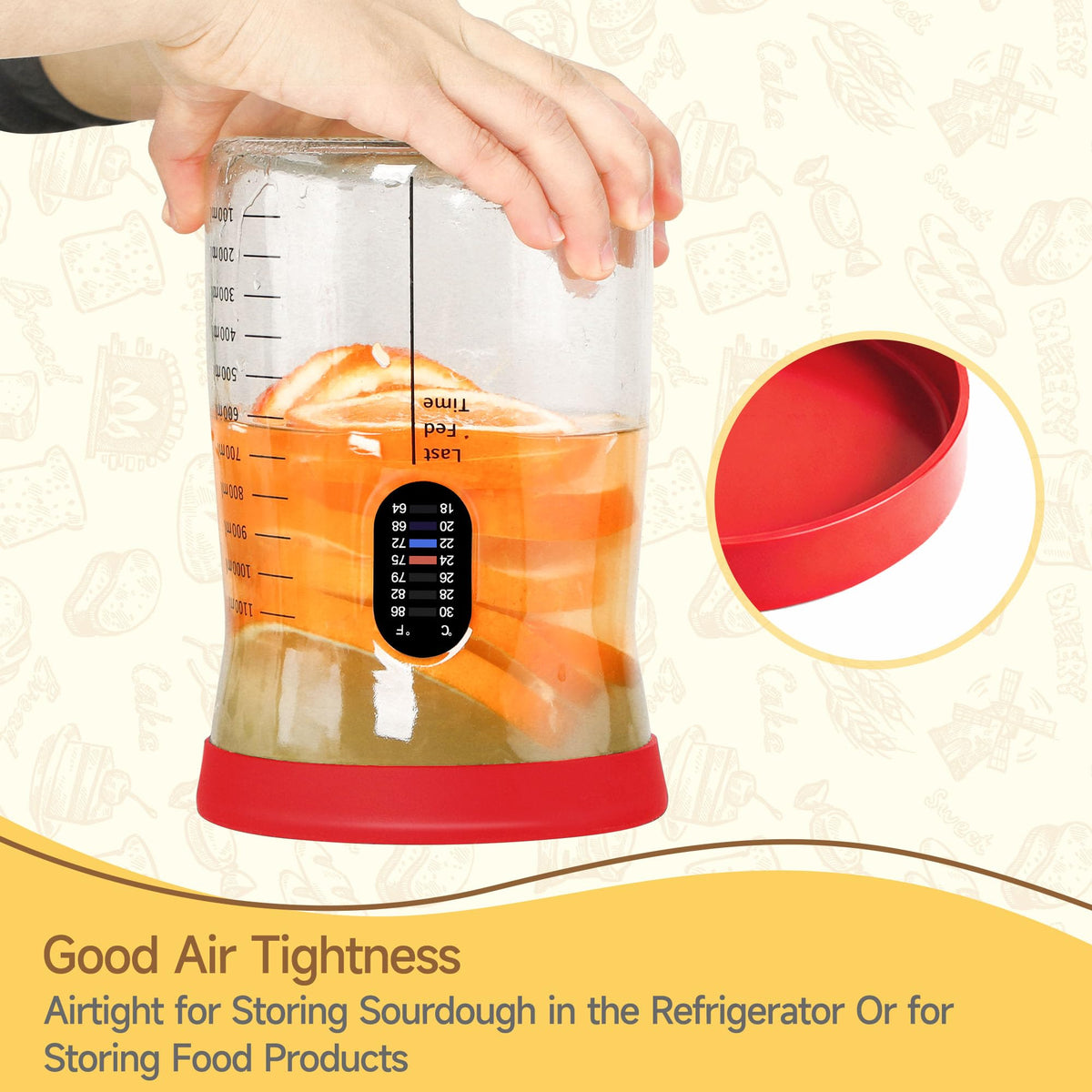 Coco Bird Pro jar storage for cookies and snacks when not fermenting.