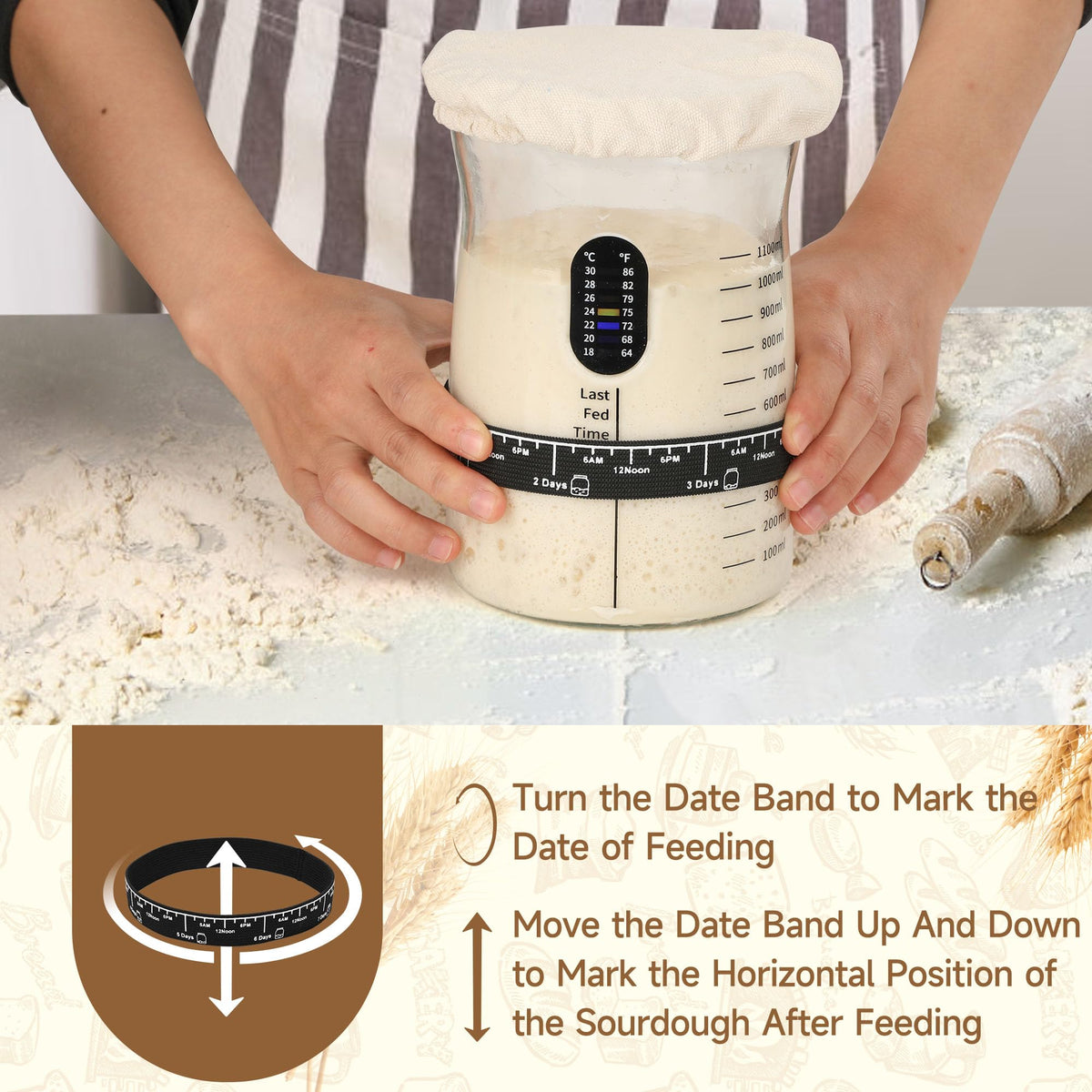Coco Bird Pro fermentation caps keep contents airtight during batches.