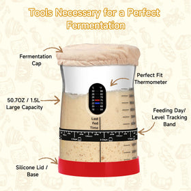 Coco Bird Pro temperature stickers track fermentation temperature at a glance.