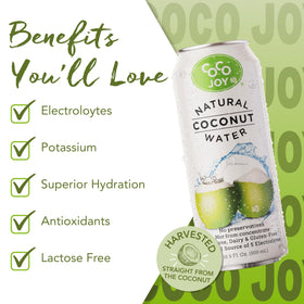CoCo Joy on-the-go pack makes coconut water easy to carry on busy days.