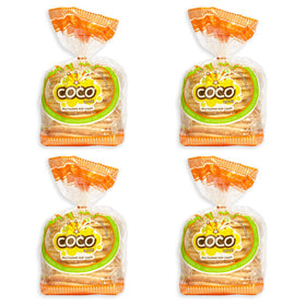 COCO POP SNAX Coco Lite original popped rice cakes in bag, light and airy crunch